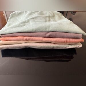Set of Five Soft Colored T-Shirts